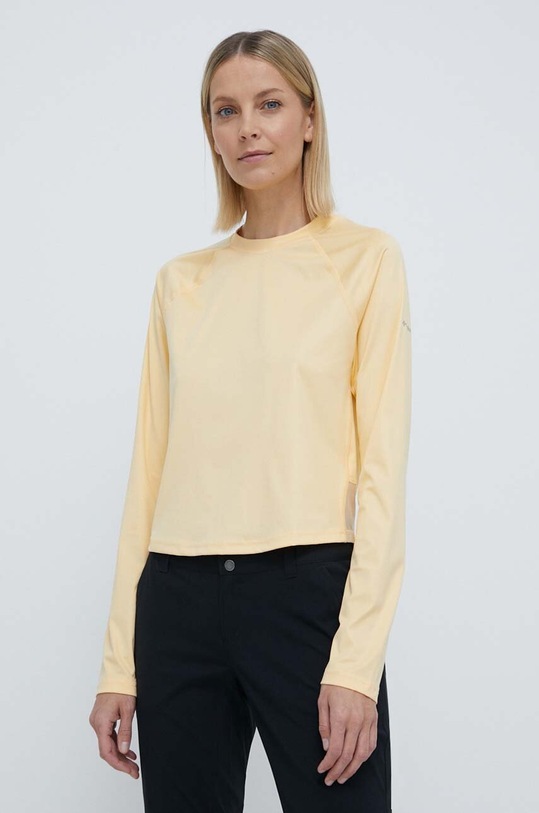 Sportovní tričko s dlouhým rukávem Columbia Boundless Trek Active regular žlutá 2073103