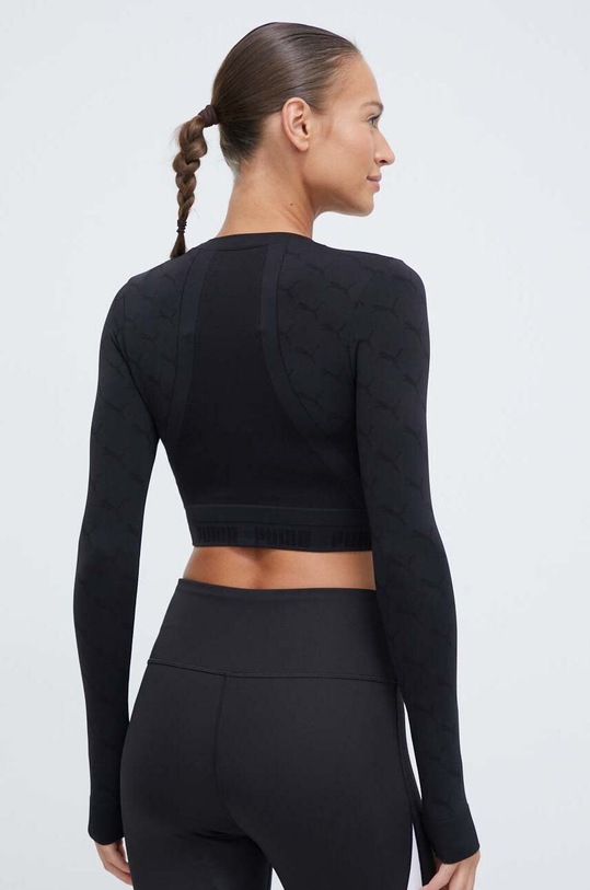 Odzież Puma longsleeve treningowy Evoknit 673092 czarny