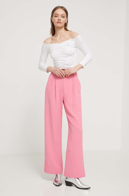 Tommy Jeans bluză DW0DW17892 bej SS24