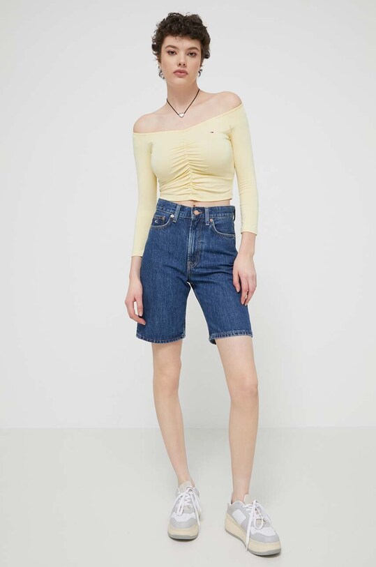 Блузка Tommy Jeans DW0DW17892 жовтий SS24