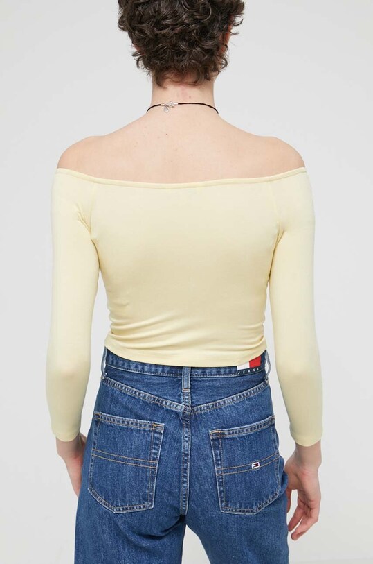 Одяг Блузка Tommy Jeans DW0DW17892 жовтий