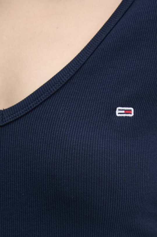 Longsleeve Tommy Jeans DW0DW17990 σκούρο μπλε