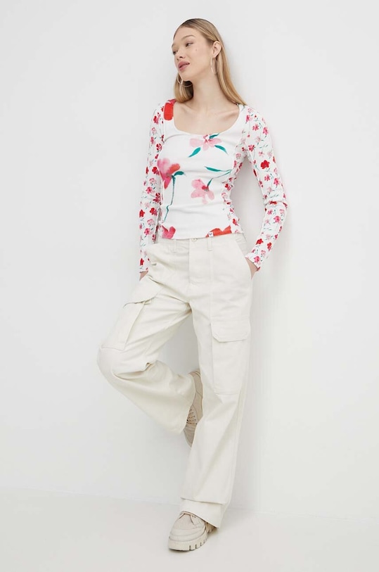 Desigual longsleeve NESKA 24SWTK13 alb SS24