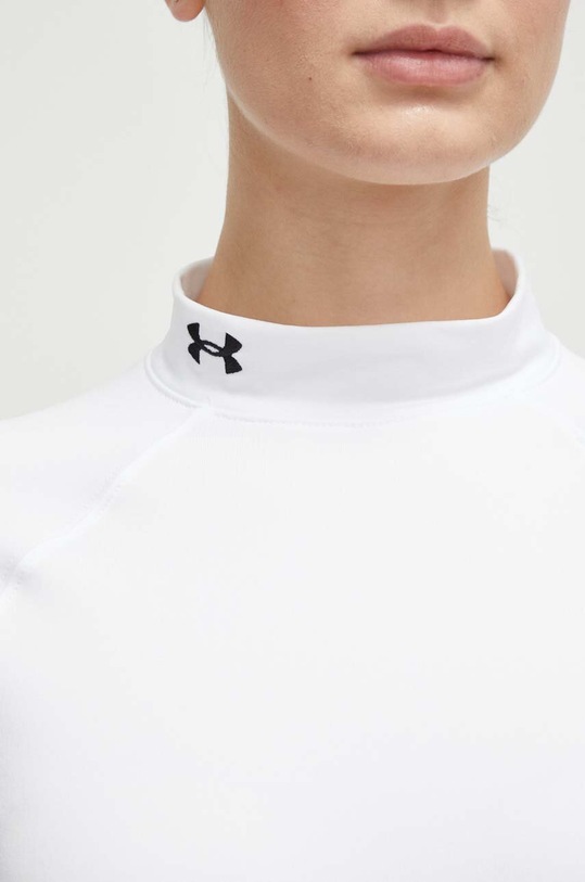 Tréningové tričko s dlhým rukávom Under Armour ColdGear Authentics 1368702 biela