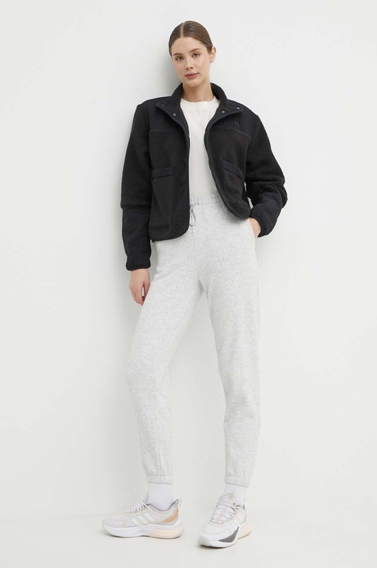 Bavlnené tričko s dlhým rukávom The North Face NF0A87DZQLI1 béžová SS24