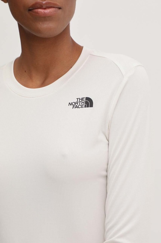 The North Face longsleeve sportowy Shadow NF0A87TXQLI1 beżowy