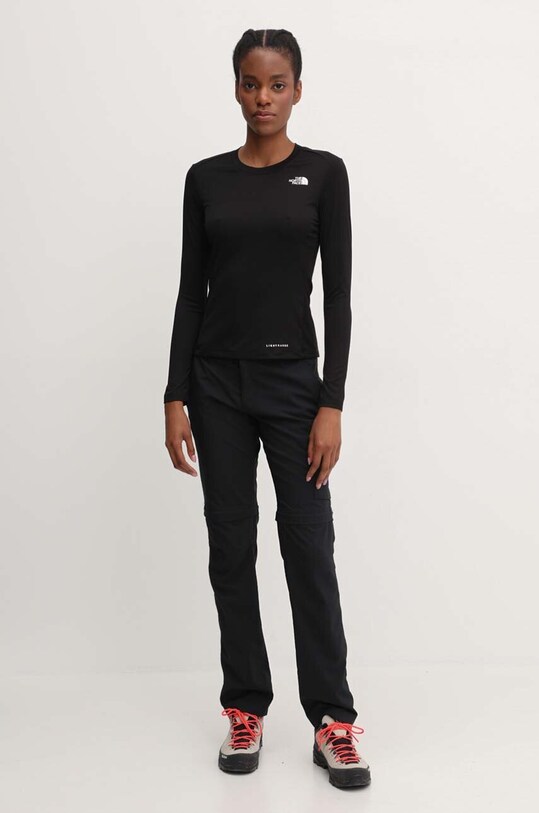 The North Face longsleeve sport Shadow NF0A87TXJK31 negru SS24