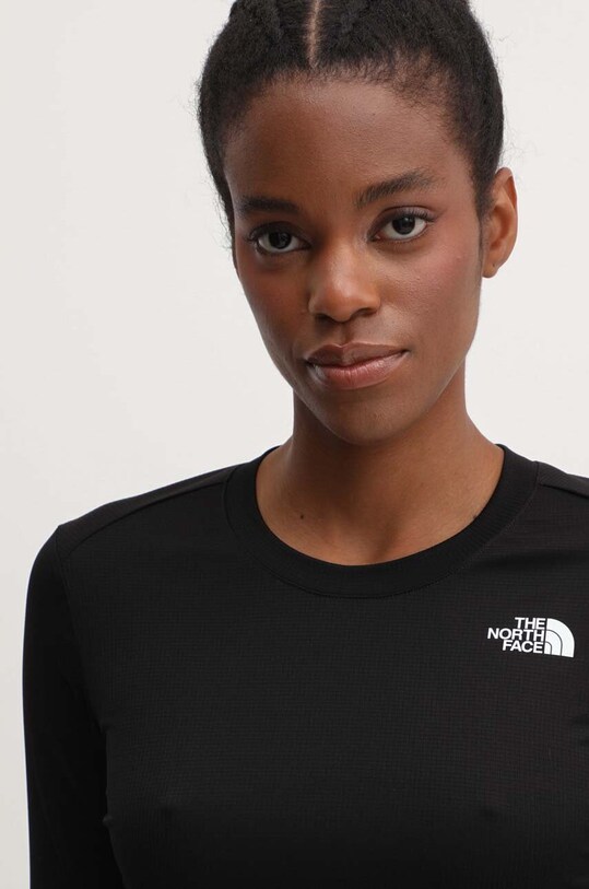 The North Face longsleeve sport Shadow negru NF0A87TXJK31