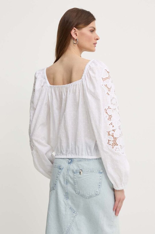 Pamučna majica Miss Sixty 6L2XJ1380000 XJ1380 FASHION SHIRT 6L2XJ1380000 bijela SS24