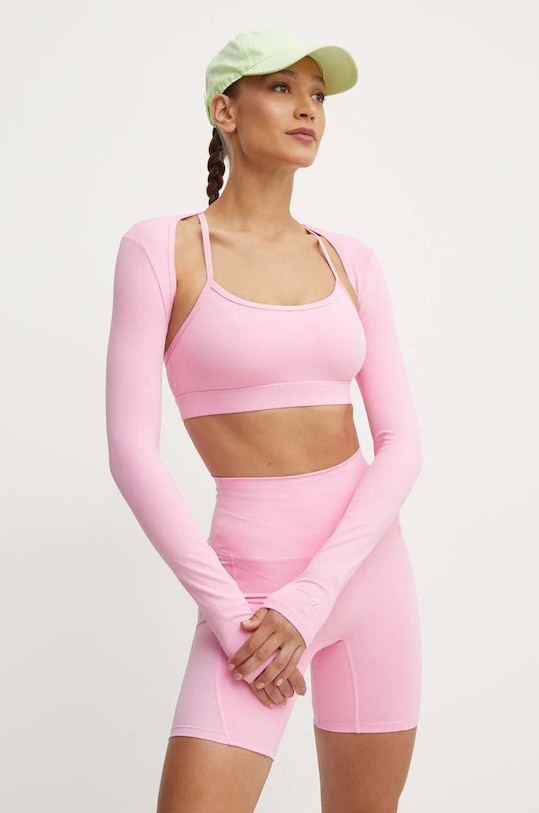 P.E Nation mânecă lungă de antrenament Mascot roz 242L282