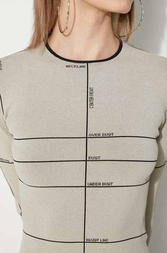 Лонгслив Maison Kitsuné Mannequin Knit Top WE64KN330O