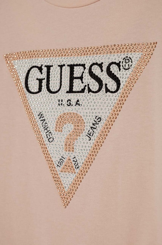Dziewczynka Guess longsleeve dziecięcy J2YI50.K6YW1.PPYH różowy
