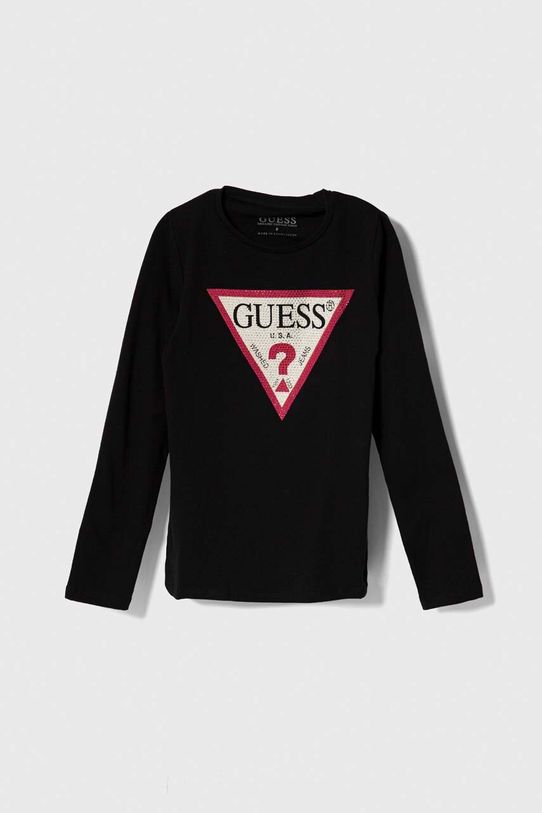 Guess longsleeve copii imprimeu negru J2YI50.K6YW1.PPYH