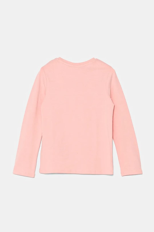 Dětské tričko s dlouhým rukávem Guess K4RI30.K6YW1.PPYH růžová SS24