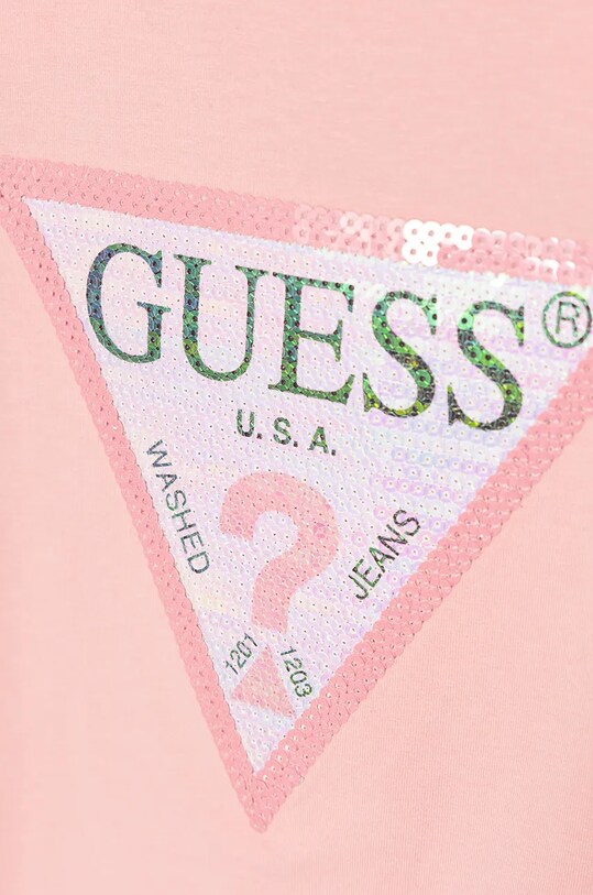 Девочка Детский лонгслив Guess K4RI30.K6YW1.PPYH розовый