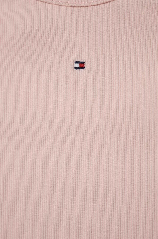 Dziewczynka Tommy Hilfiger longsleeve dziecięcy KG0KG07595.104.122.PPYH różowy