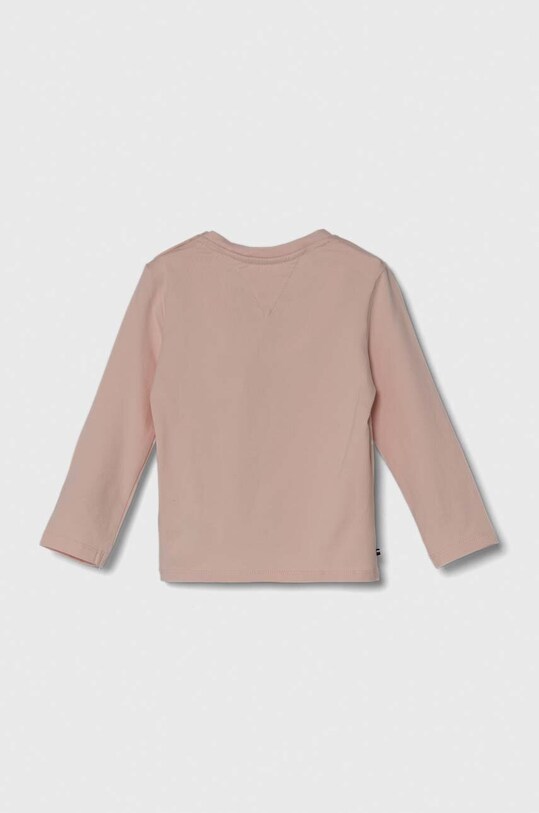 Tommy Hilfiger longsleeve niemowlęcy KN0KN01760.G.PPYH różowy SS24