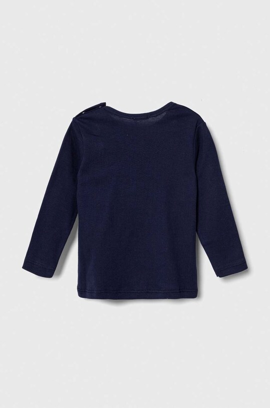 Дитячий бавовняний лонгслів United Colors of Benetton 3I9WA1046.W.Seasonal темно-синій SS24