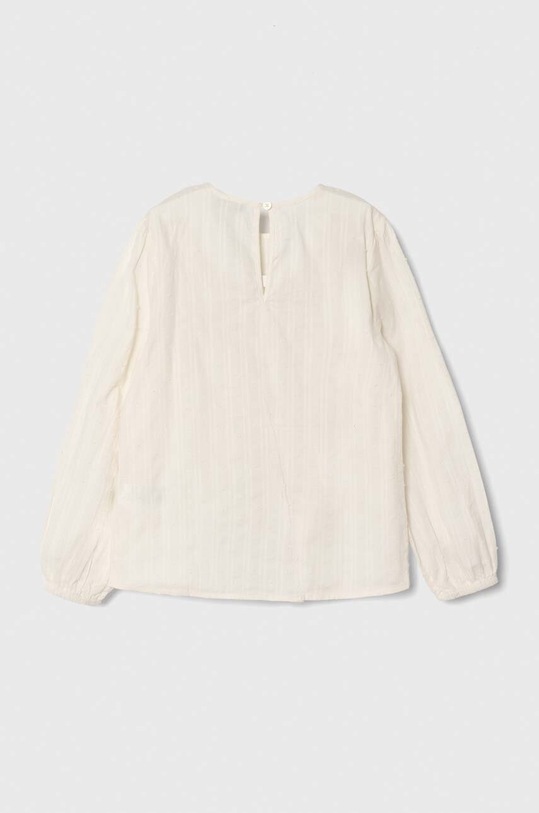 Παιδική βαμβακερή μπλούζα United Colors of Benetton 5O0GCQ02W.G.Seasonal μπεζ SS24