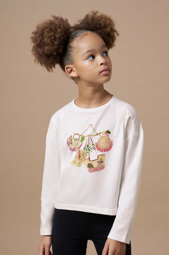 Παιδικό βαμβακερό μακρυμάνικο Mayoral βαμβάκι μπεζ 6016.8C.Junior.PPYH