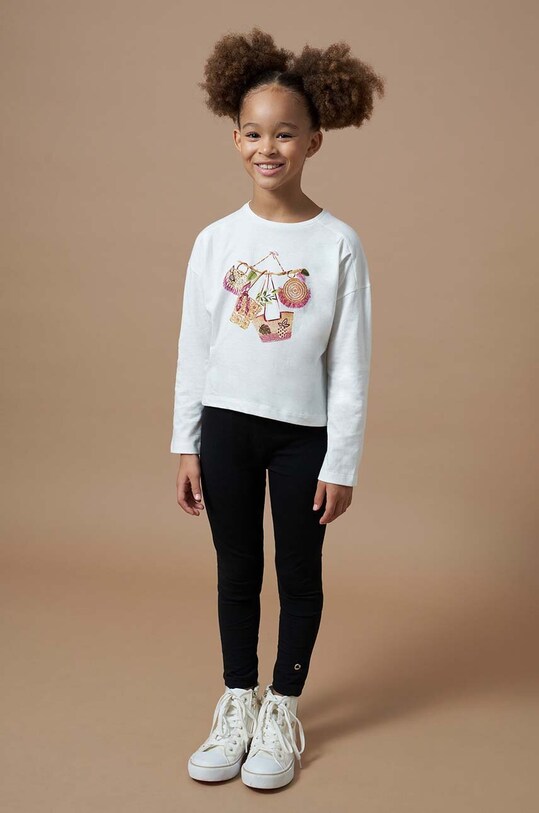 Mayoral longsleeve din bumbac pentru copii 6016.8C.Junior.PPYH
