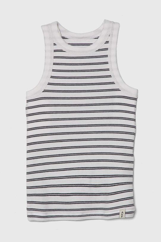 Majica Abercrombie & Fitch s elastinom bijela KI239.4041
