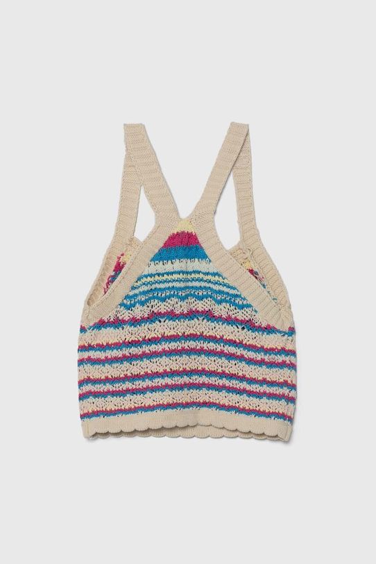 Guess top bawełniany dziecięcy J4GR03.Z3EC0.PPYH multicolor SS24