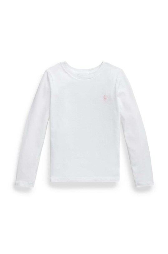 Хлопковый детский лонгслив Polo Ralph Lauren хлопок белый 312841122030