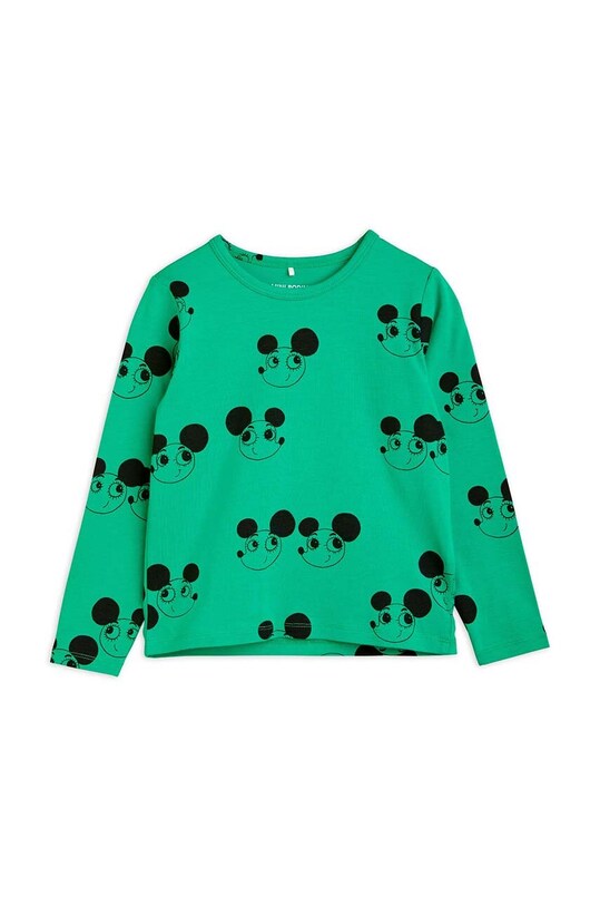 Mini Rodini longsleeve copii cu modele verde 2412012675