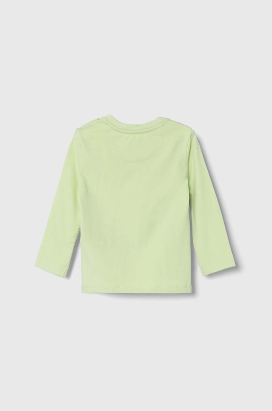 Detské tričko s dlhým rukávom Calvin Klein Jeans IN0IN00005.PPYH zelená SS24