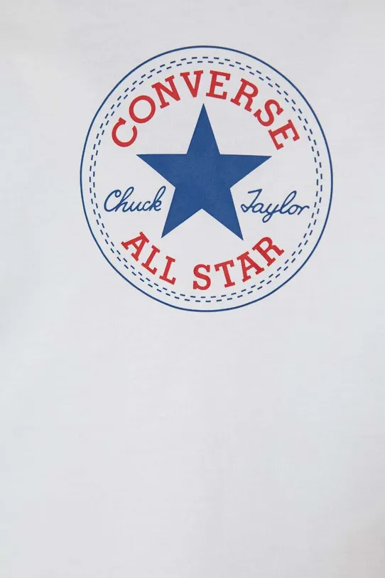 Băieți Converse longsleeve din bumbac 866243 alb