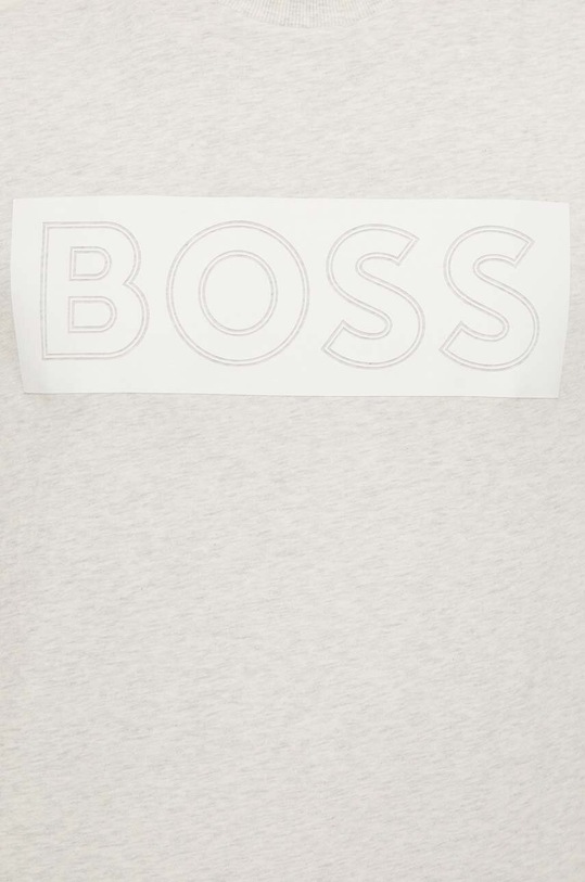 BOSS Green longsleeve din bumbac gri 50506345