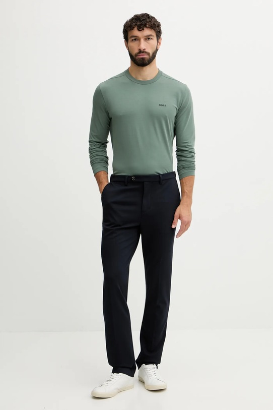 Блуза с дълги ръкави BOSS Green 50506365 зелен AW25