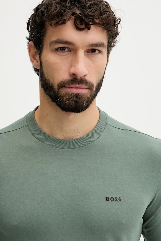 Лонгслів BOSS Green зелений 50506365