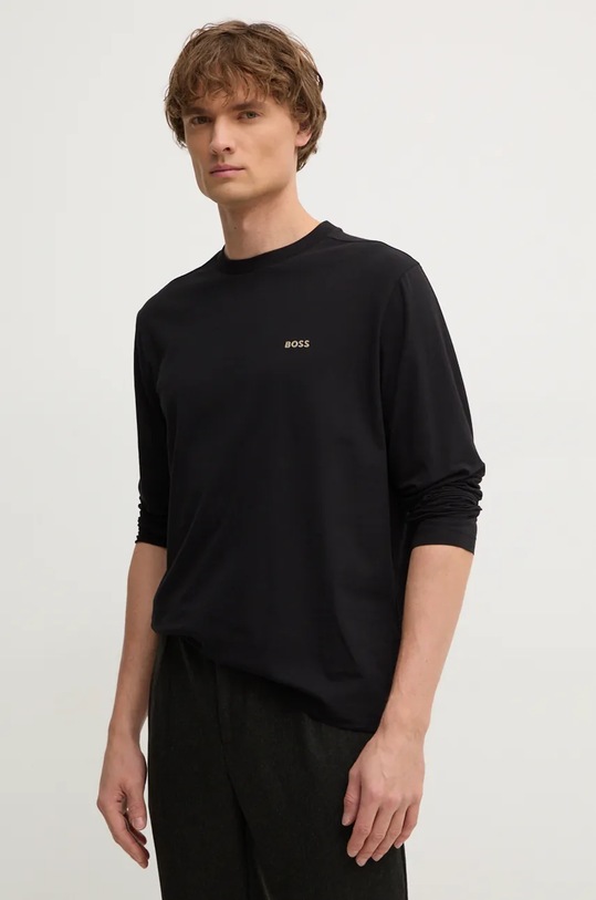 Boss Green longsleeve Tee Long uni negru 50506365