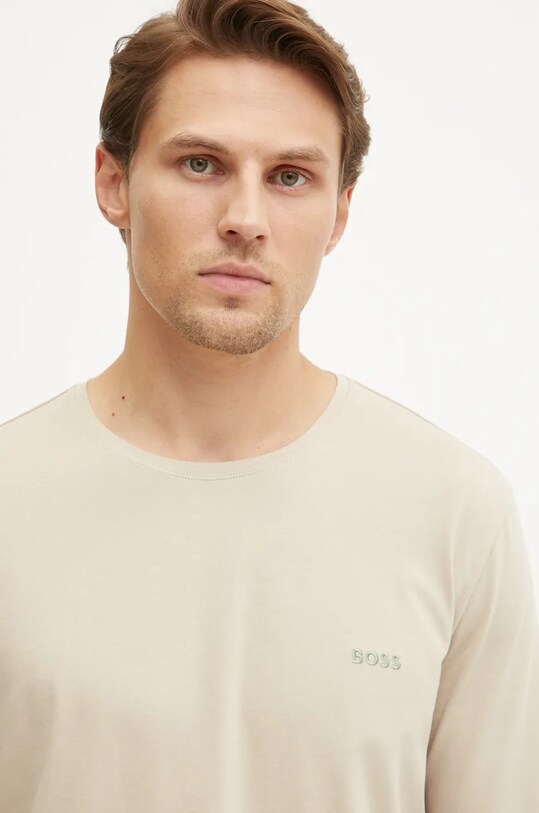 BOSS longsleeve beżowy 50515389
