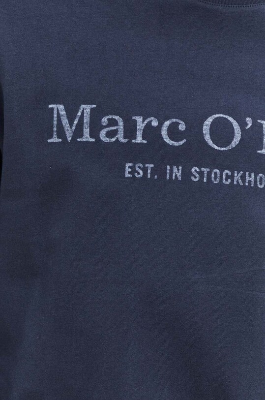 Бавовняний лонгслів Marc O'Polo 420201252152 темно-синій