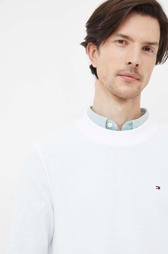 Tommy Hilfiger longsleeve alb MW0MW34251