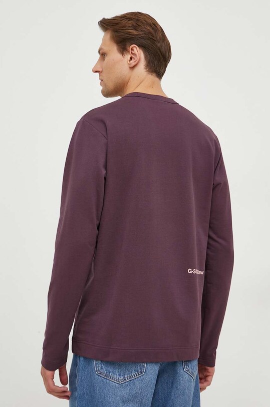 Îmbrăcăminte G-Star longsleeve din bumbac D23908.D136 violet