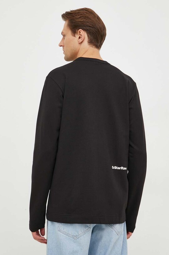 Îmbrăcăminte G-Star longsleeve din bumbac D23908.D136 negru