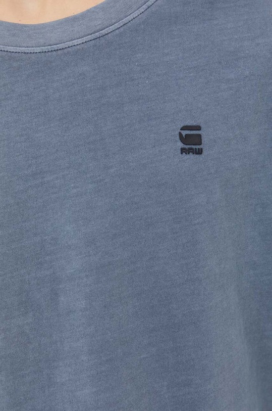 Bavlnené tričko s dlhým rukávom G-Star D24668.2653 sivá