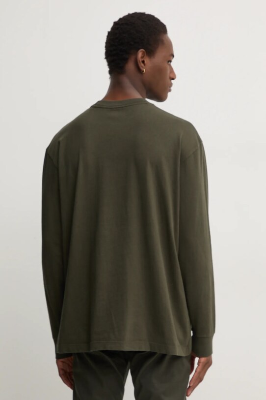 Îmbrăcăminte Levi's longsleeve din bumbac A6145 verde