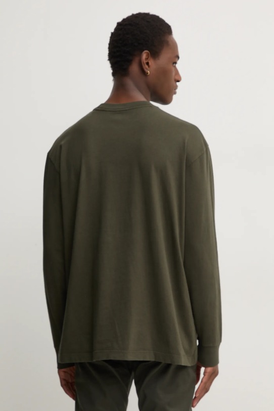 Oblečení Bavlněné tričko s dlouhým rukávem Levi's A6145 zelená