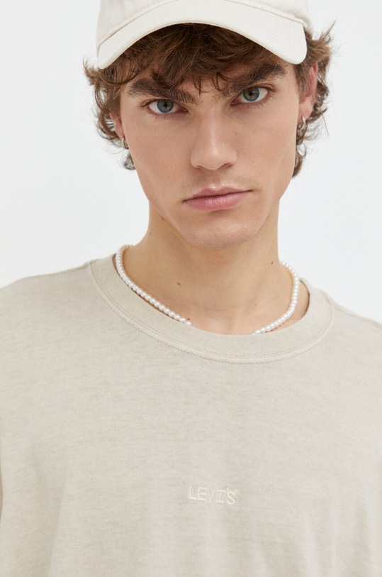 Levi's longsleeve din bumbac A7588 bej