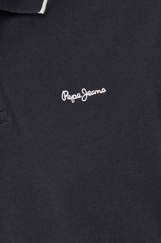 Pepe Jeans longsleeve bawełniany HANS LS PM542102 czarny
