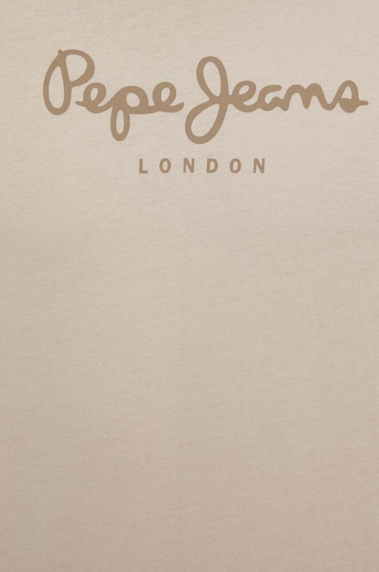 Pepe Jeans t-shirt bawełniany Eggo PM508209 beżowy