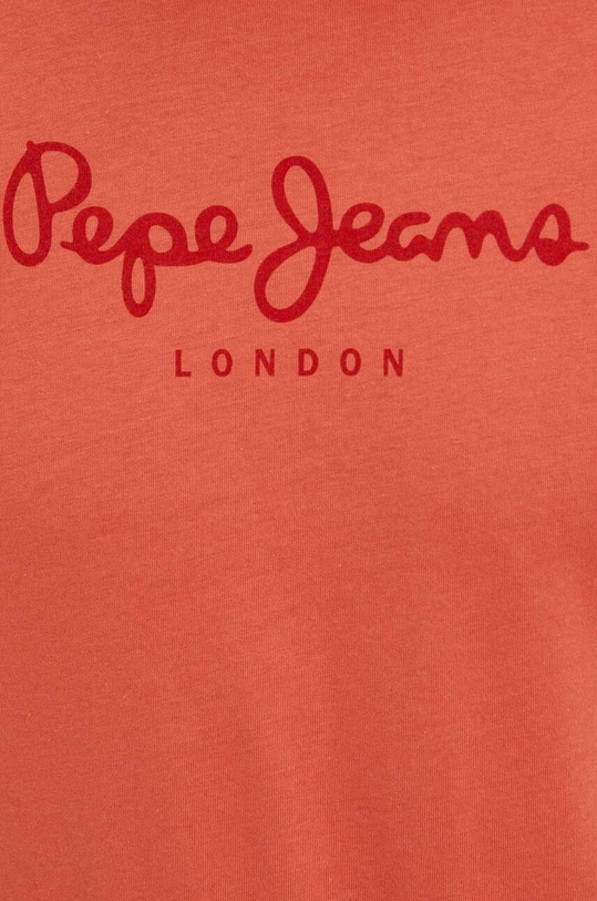 Pepe Jeans tricou din bumbac Eggo PM508209 portocaliu