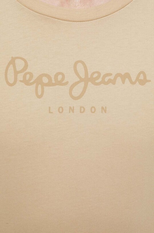 Pepe Jeans tricou din bumbac Eggo PM508209 bej
