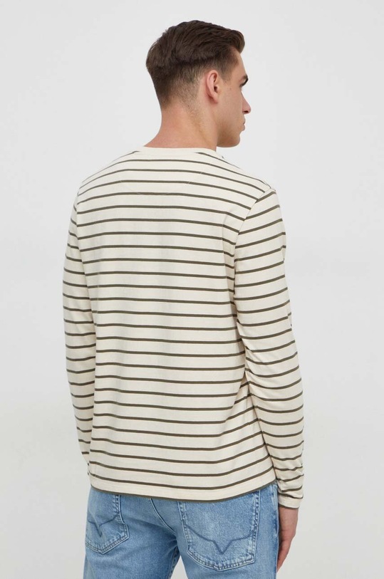 Odzież Pepe Jeans longsleeve bawełniany Costa PM509209 beżowy