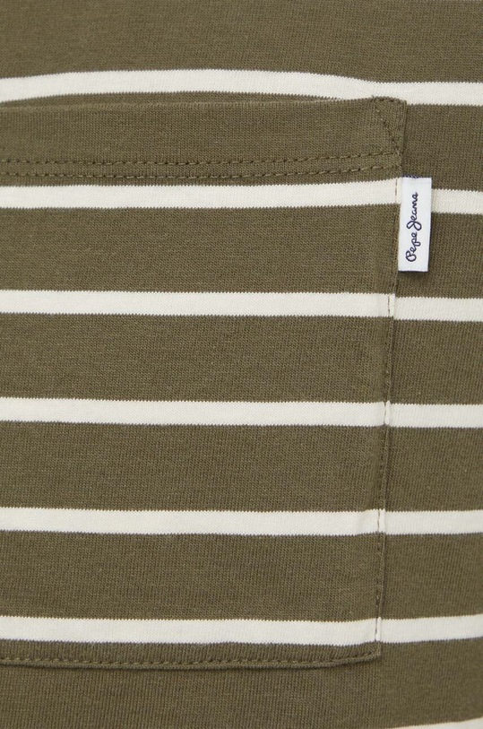 Pepe Jeans longsleeve bawełniany Costa PM509209 zielony
